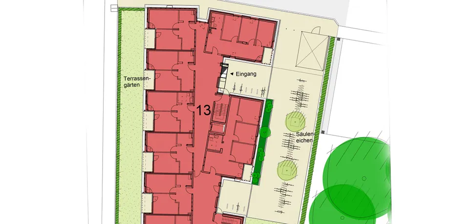 THS – Studentenwohnhaus Göttingen – Freianlagen für studentisches Wohnen, Foto 2