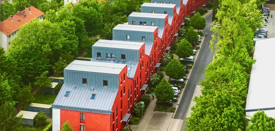 „Rote Reihe Alfred-Delp-Weg“, Göttingen – Freianlagen im Geschosswohnungsbau, Foto 3