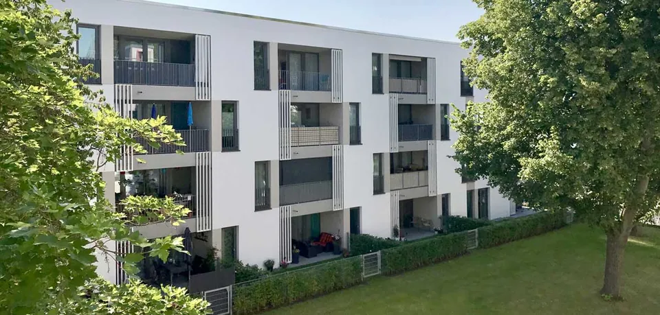 Neue Wohnbebauung Michelstr./Brunostr. In Würzburg – Freianlagen im Geschosswohnungsbau, Foto 1