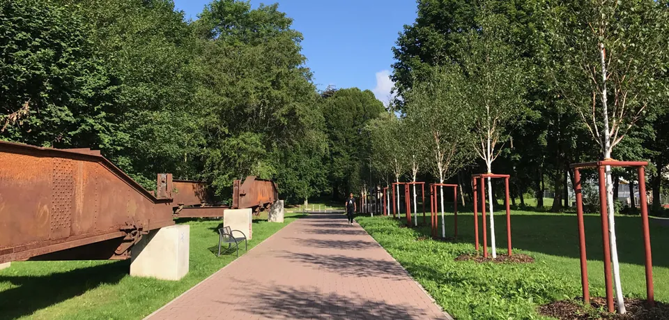 Lokhalle, Göttingen – Außenanlagen an denkmalgeschützten Gebäuden, Foto 4