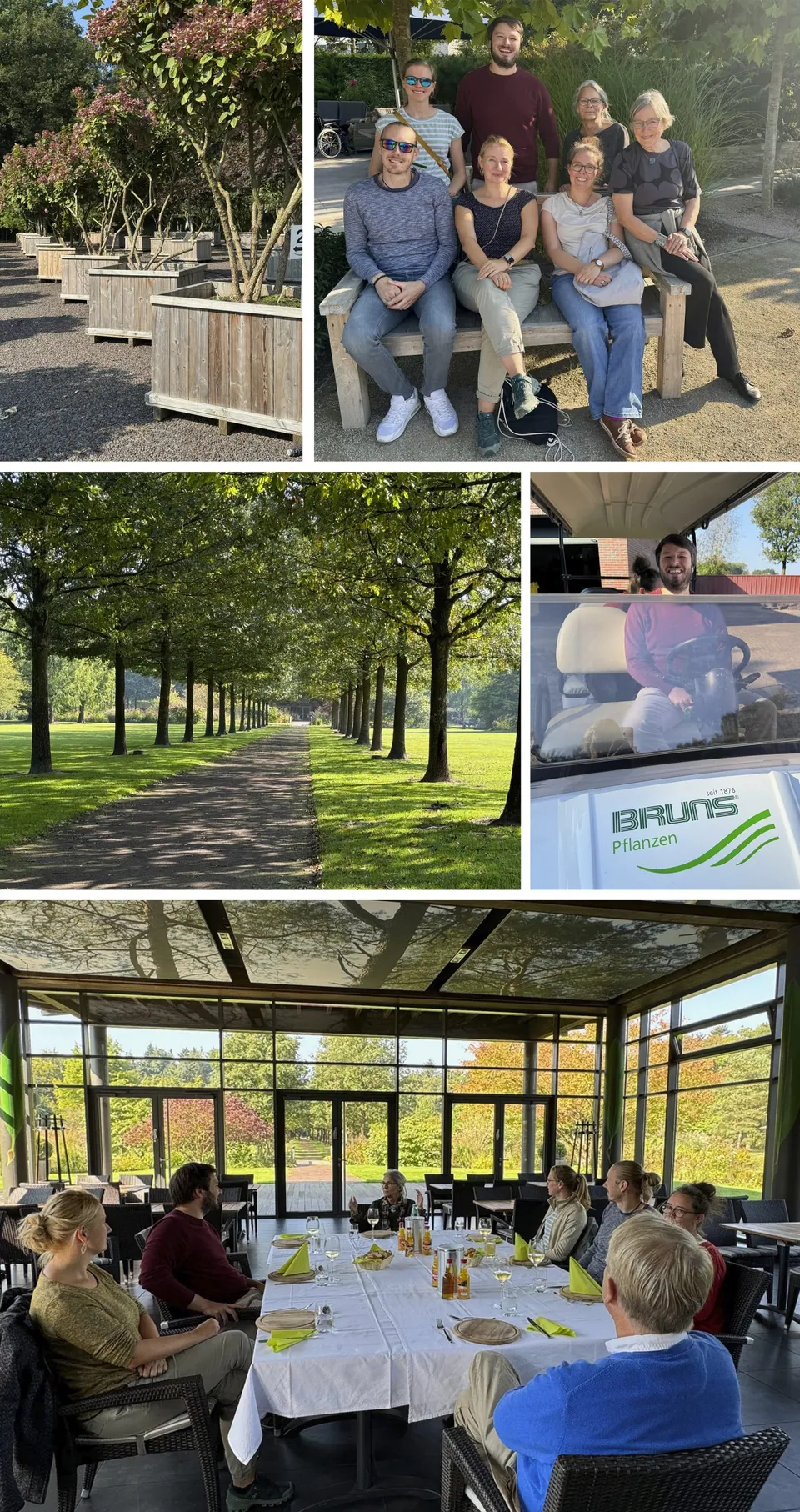 Betriebsausflug nach Bad Zwischenahn mit Besichtigung der Baumschule Bruns und dem Park der Gärten
