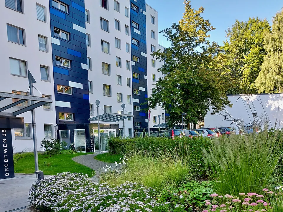 Brüdtweg 29 – 37 – Freianlagen im Geschosswohnungsbau, Foto 2