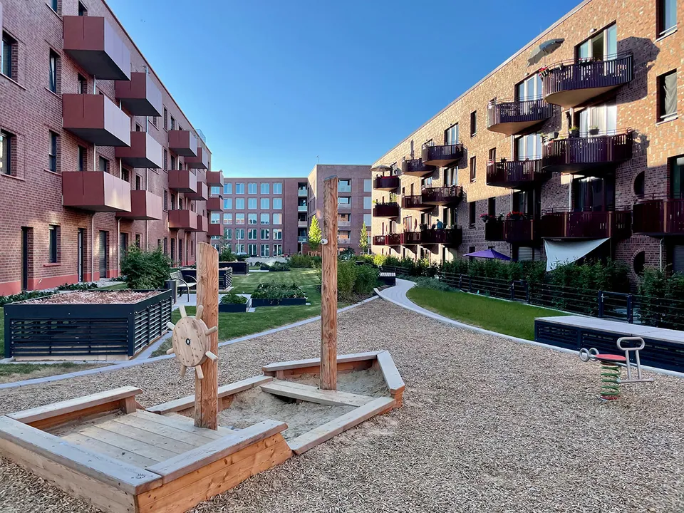 Wohnungsneubau Buchholzer Grün, Hannover – Freianlagen im Geschosswohnungsbau, Foto 5