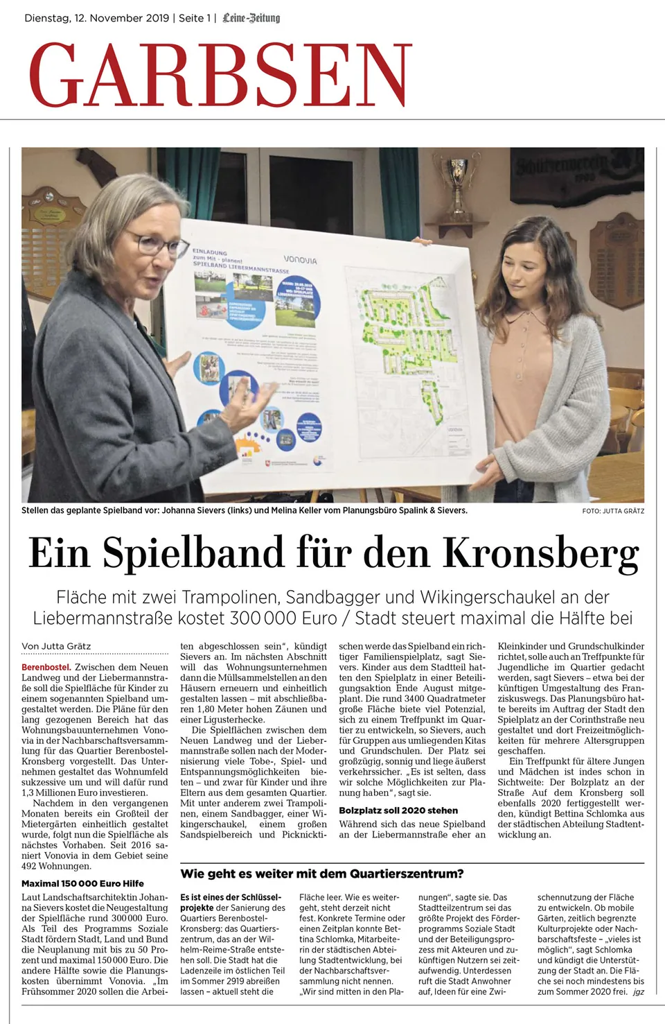 Leine- Zeitung Ausgabe 12. November 2019