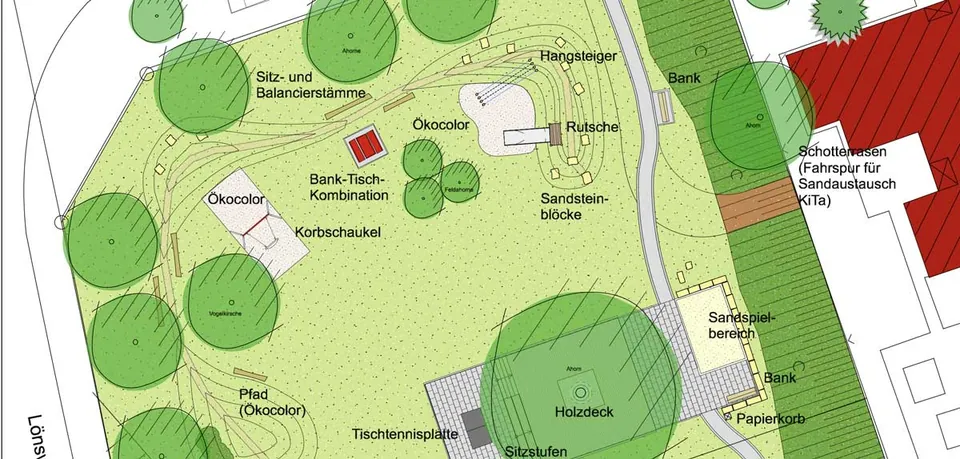Spielpark Lönsweg in Göttingen - Ebertal – Familienspielplatz, Foto 2