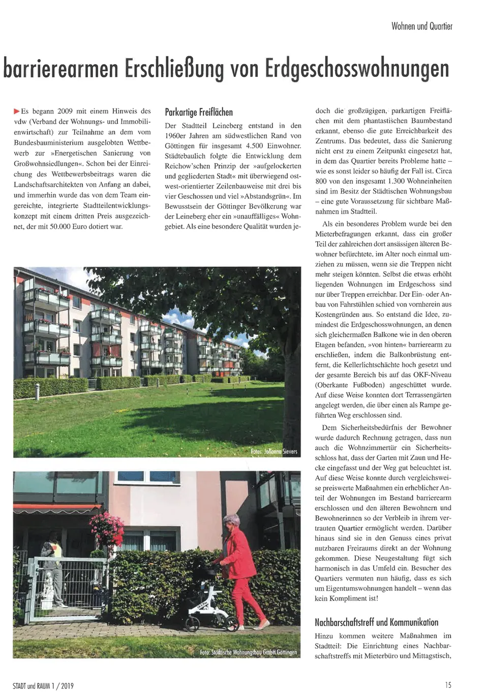 Erschienen in STADT und RAUM, 01.02.2019