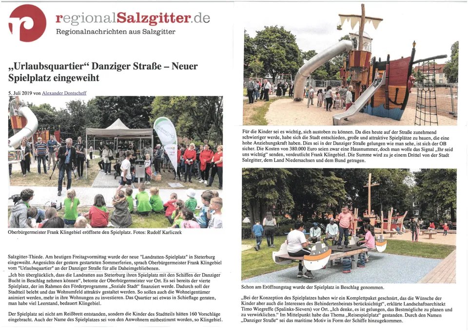 Erschienen in regionalSalzgitter.de , 05.07.2019