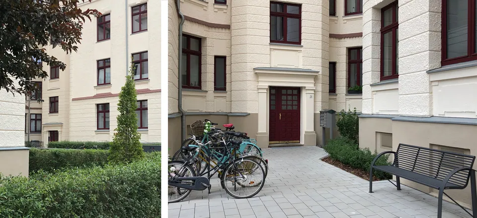 Block Spielhagenstr./Heidornstr. in Hannover- Südstadt – Außenanlagen an denkmalgeschützten Gebäuden, Foto 5