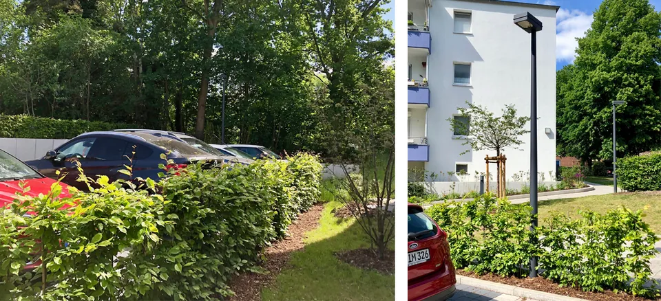 Neugestaltung der Freianlagen im Dünenweg in Hamburg – Freianlagen im Geschosswohnungsbau, Foto 3