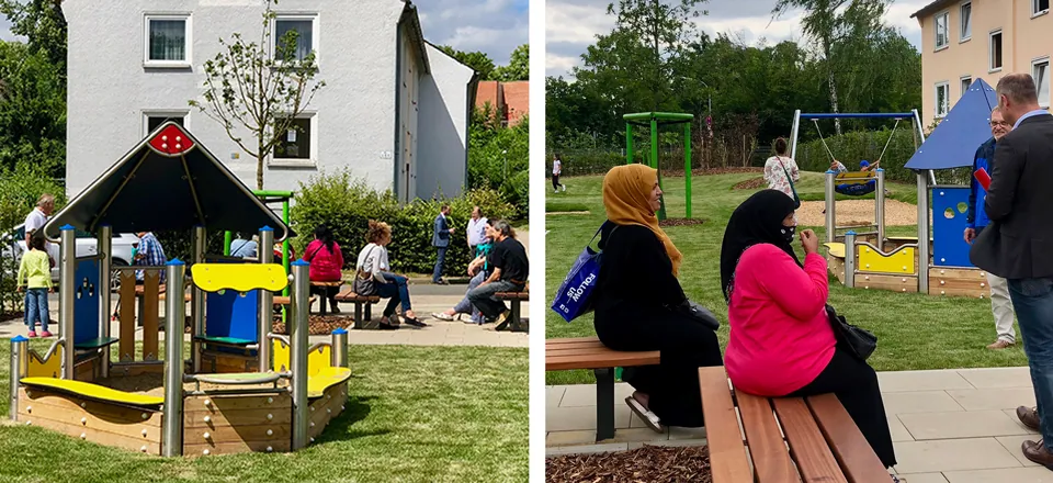 Kleinkinderspielplatz Hebbelstraße in Braunschweig – Außenanlagen, Foto 3