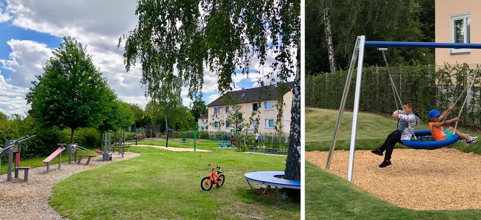 Kleinkinderspielplatz Hebbelstraße in Braunschweig – Außenanlagen, Foto 2