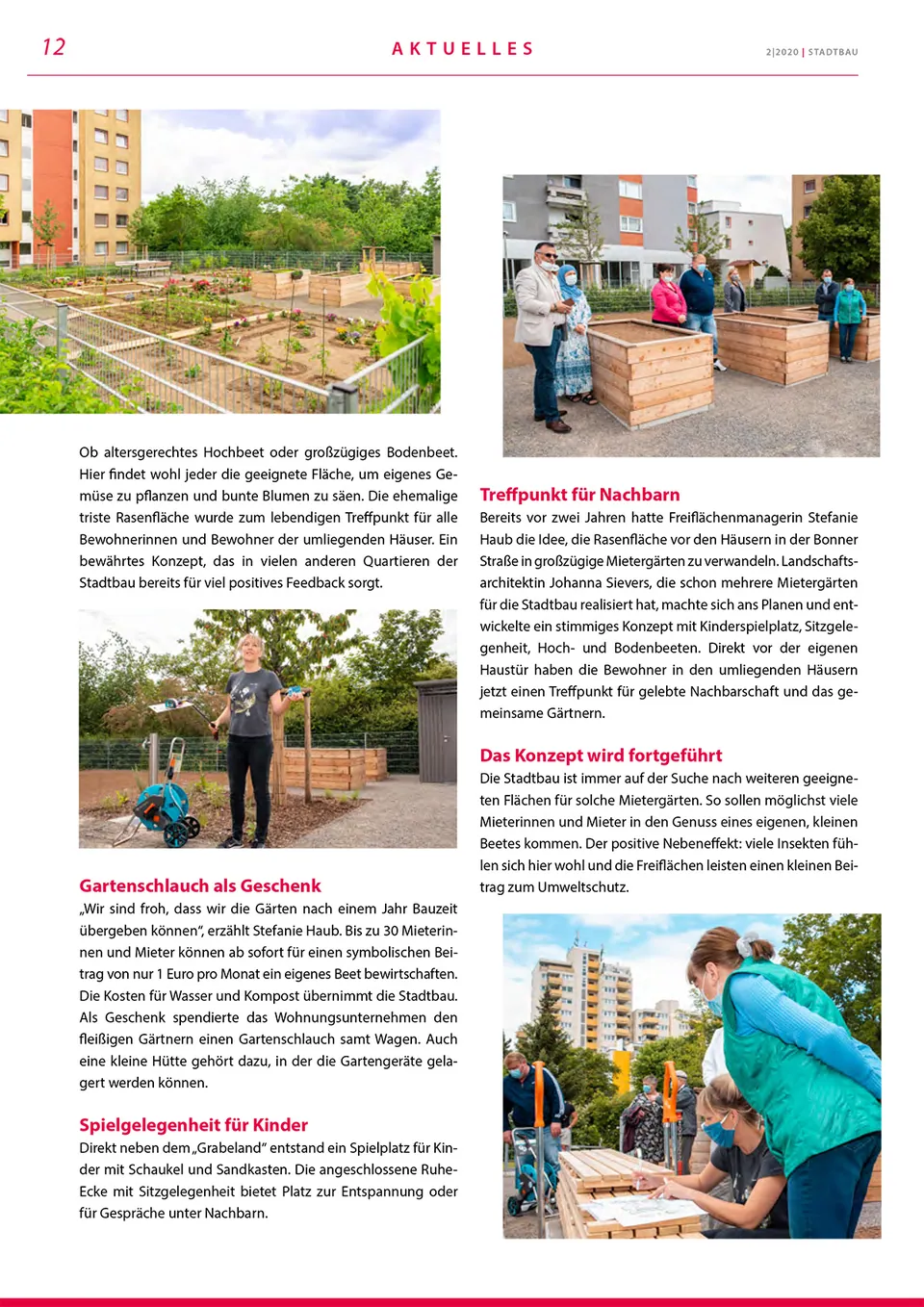 Mieterzeitung der STADTBAU Würzburg, H. 2/ 2020