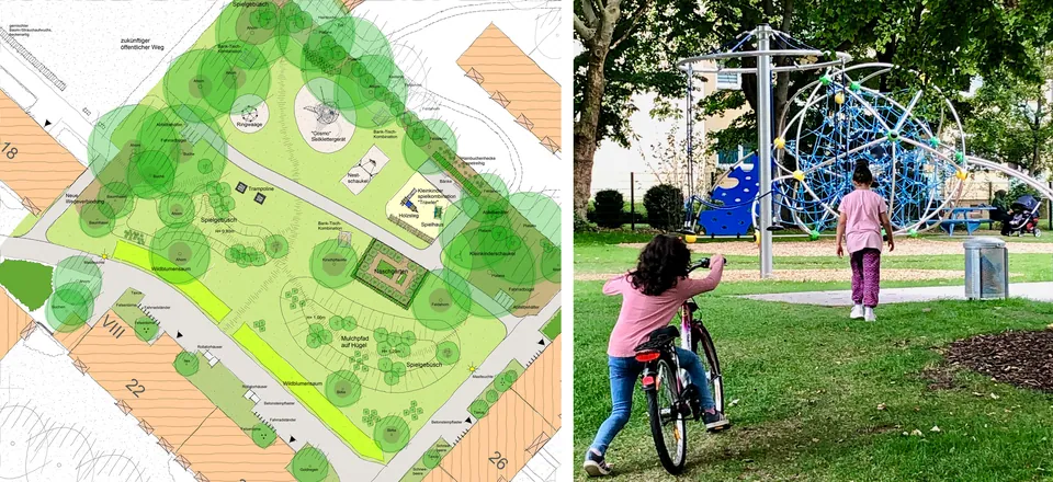 „Wunderplatz“ im Möhlkamp in Braunschweig – Familienspielplatz, Foto 1