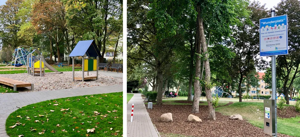 „Wunderplatz“ im Möhlkamp in Braunschweig – Familienspielplatz, Foto 4