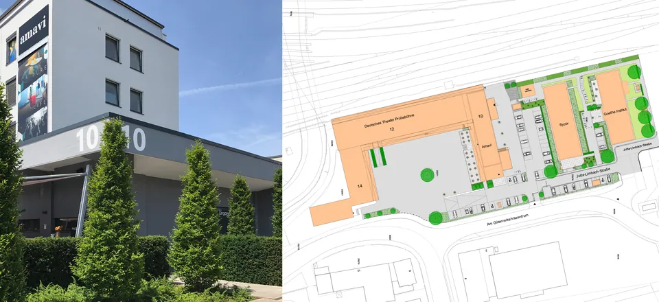 Alter Güterbahnhof, Göttingen – Außenanlagen, Foto 1