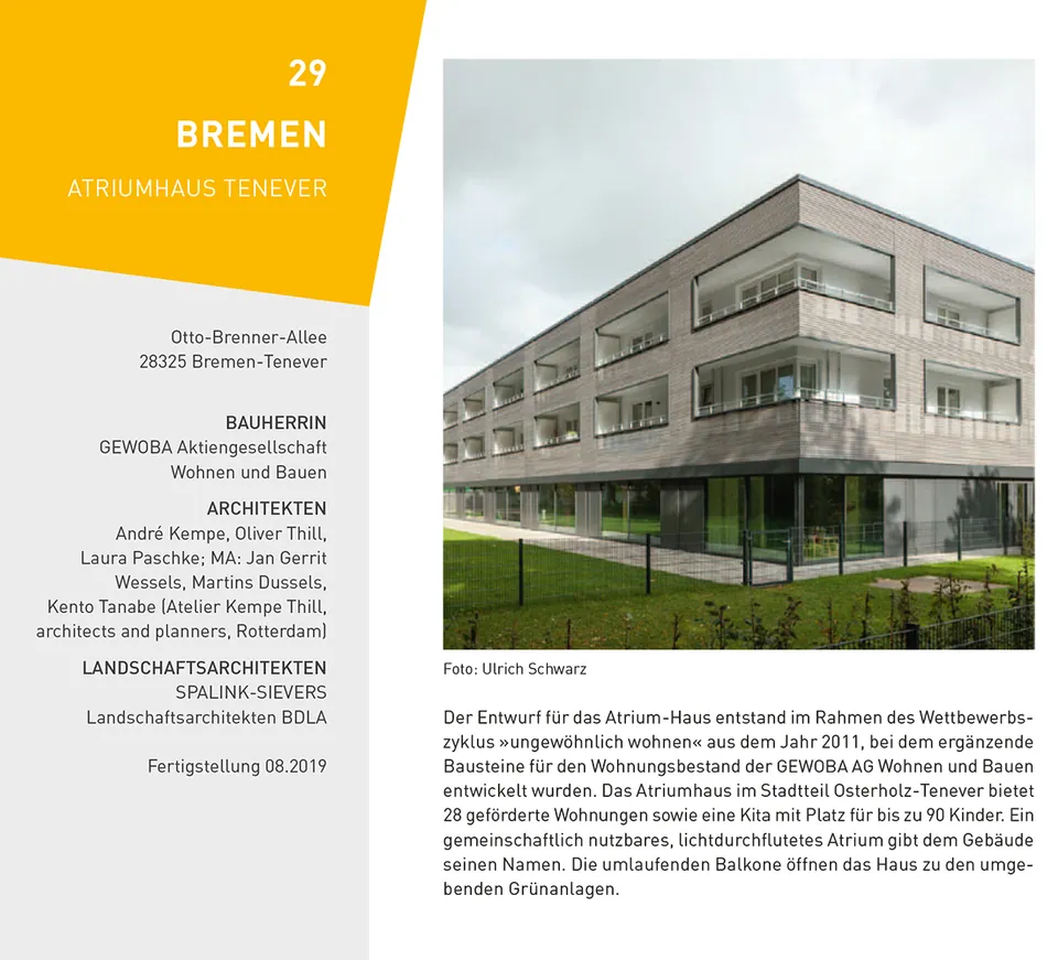 TAG DER ARCHITEKTUR