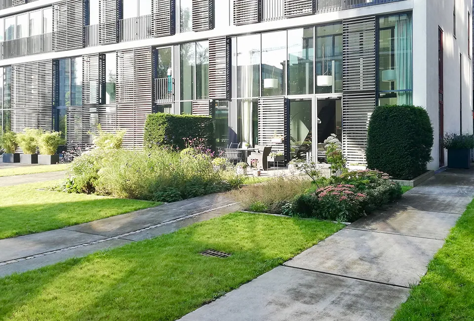 Am Kaiserkai 3 – 7 – Freianlagen im Geschosswohnungsbau, Foto 4