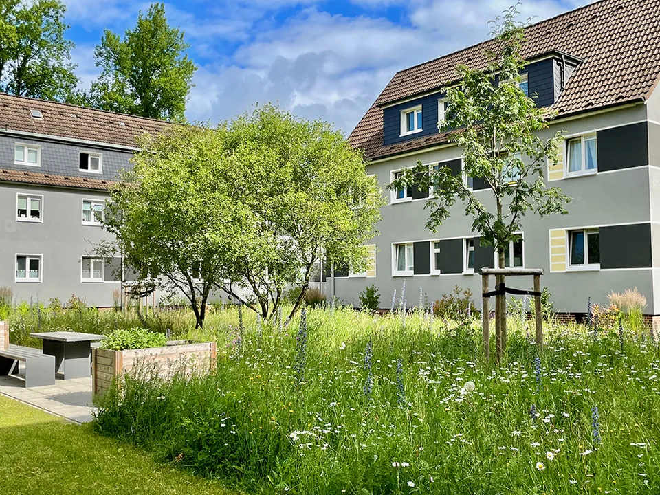 Ladenbecker Furtweg 6/8 und Dünenweg 21 – 25 – Freianlagen im Geschosswohnungsbau, Foto 2