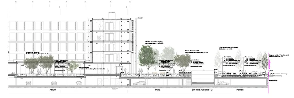 Spatenstich für den Rathausanbau Langenhagen am 22.3.2023 - unser Büro plant die Außenanlagen